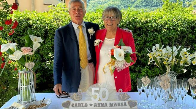 50 anni di matrimonio di Carlo Perini e Anna Maria Porta