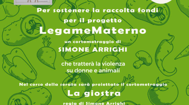 Apericena vegan a sostegno del nuovo progetto del regista lucchese Simone Arrighi