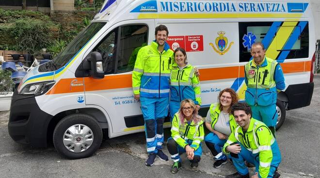 Misericordia di Seravezza: nuova ambulanza e nuova governance