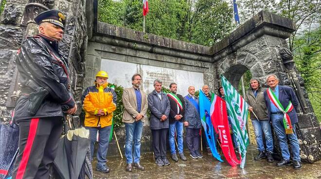 commemorazione vittime del lavoro a bolognana