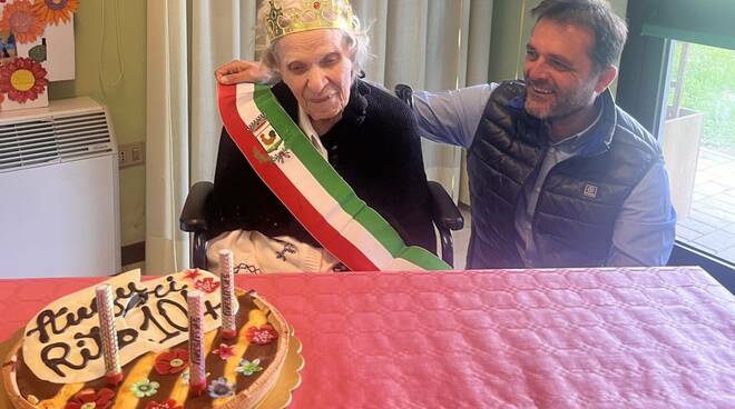 Rita Santerini festa 104 anni 